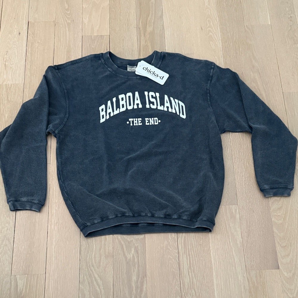 Gray/Navy Sweater